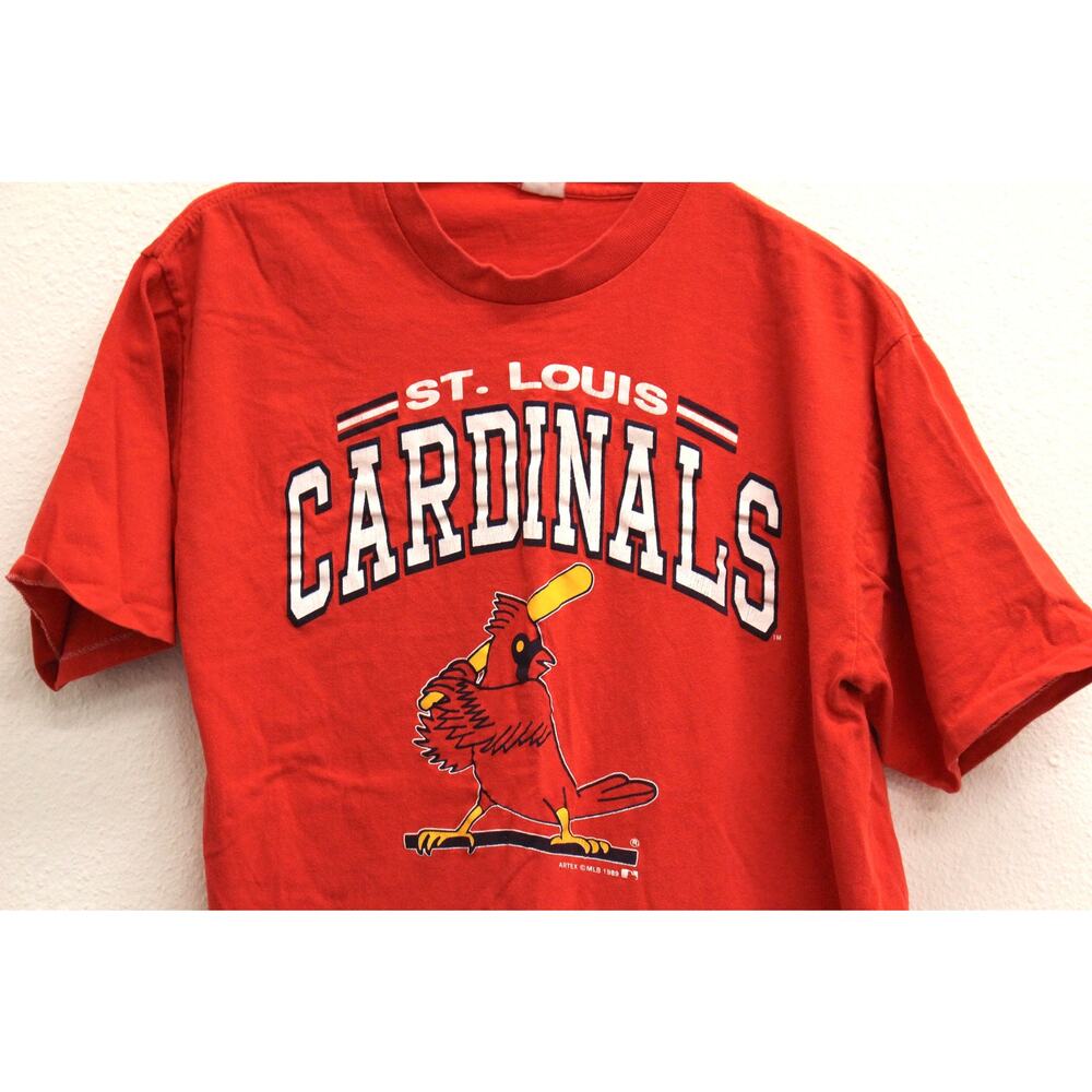 Vintage St Louis Missouri Cardinals MLB Baseball T Shirt Large - Picture 2 of 7